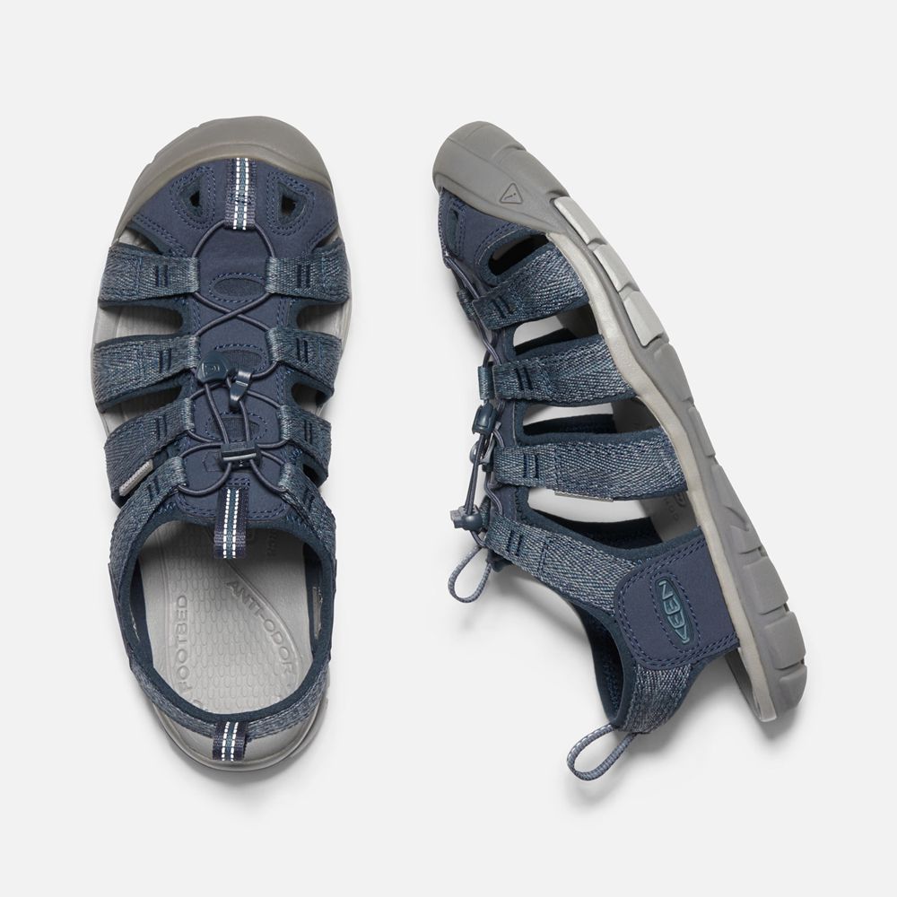 Keen Vandringssandaler Herr Blå/Grå - Clearwater Cnx - 531908GBU